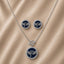Inner Circle Set in Blue Drift and Silver