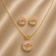 Inner Circle Set in Petal Pearl and Gold