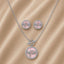 Inner Circle Set in Petal Pearl and Silver