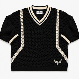 Sheer Edge Knit Pullover