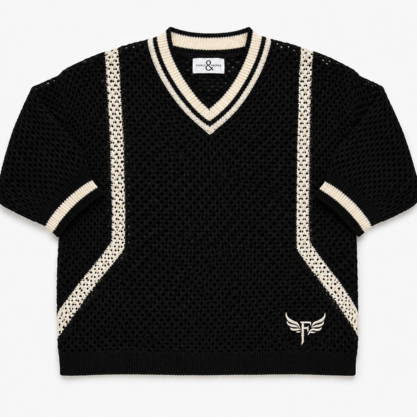Sheer Edge Knit Pullover