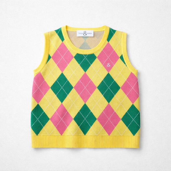 Par-fect Pattern Sweater Vest