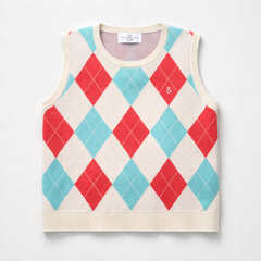 Par-fect Pattern Sweater Vest