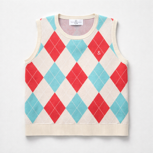 Par-fect Pattern Sweater Vest