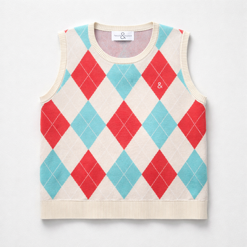 Par-fect Pattern Sweater Vest