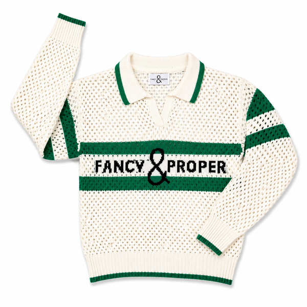 The Proper Pointelle Pullover Polo