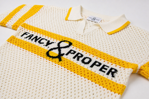 The Proper Pointelle Pullover Polo