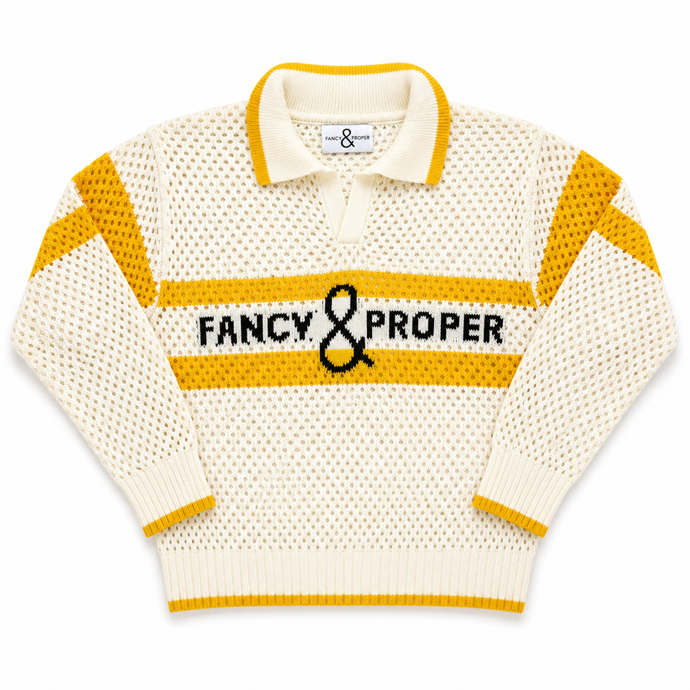 The Proper Pointelle Pullover Polo