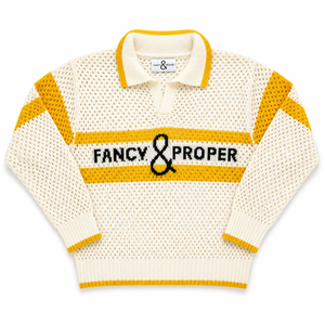The Proper Pointelle Pullover Polo