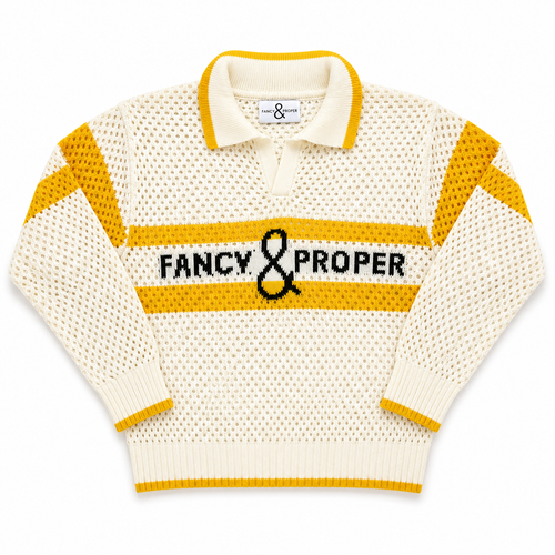 The Proper Pointelle Pullover Polo