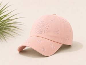 The Crest Club Cap - Sunset Coral