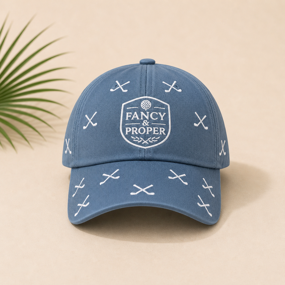 The Crest Club Cap - Slate Blue