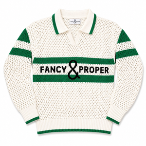 The Proper Pointelle Pullover Polo