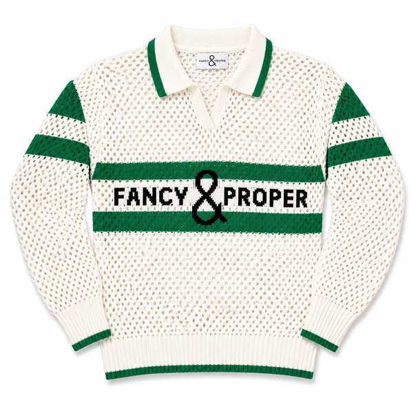 The Proper Pointelle Pullover Polo