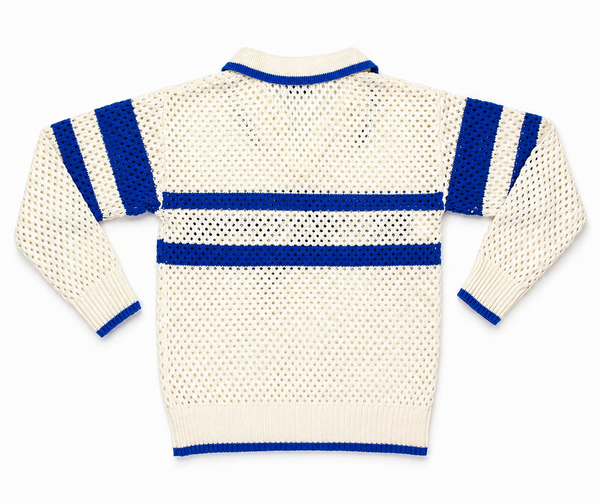 The Proper Pointelle Pullover Polo