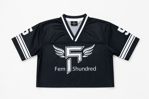 No Limits Crop Mesh Jersey
