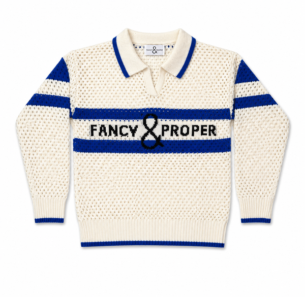 The Proper Pointelle Pullover Polo