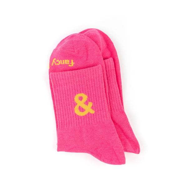 Bold Move Crew Socks in Pink