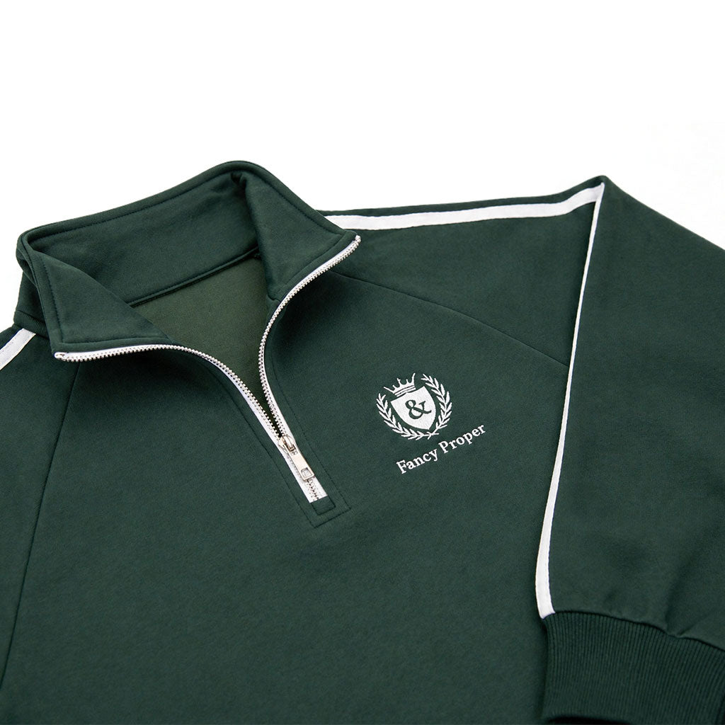 Busy Being Proper Tracksuit Set in Green Secondary image