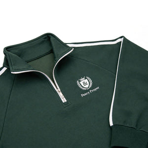 Busy Being Proper Tracksuit Set in Green