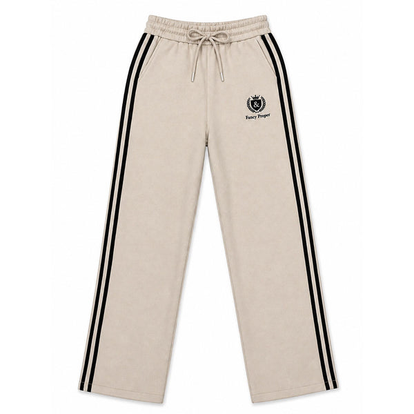 Busy Being Proper Tracksuit Set in Oat