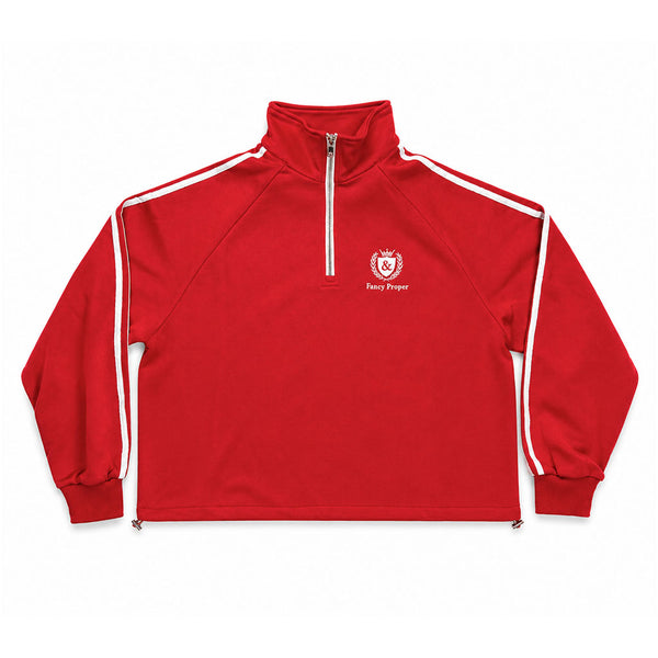 Busy Being Proper Tracksuit Set in Red
