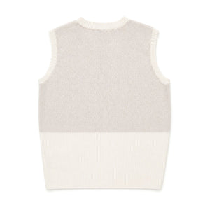 Chain Reaction Sweater Vest in Cream