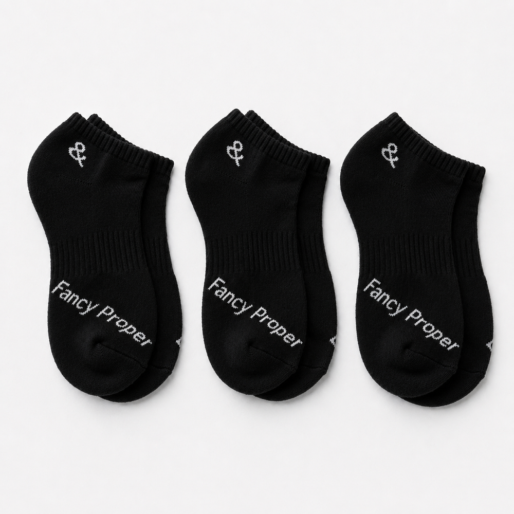 The Hidden Fancy - No Show Sock Pack of 3