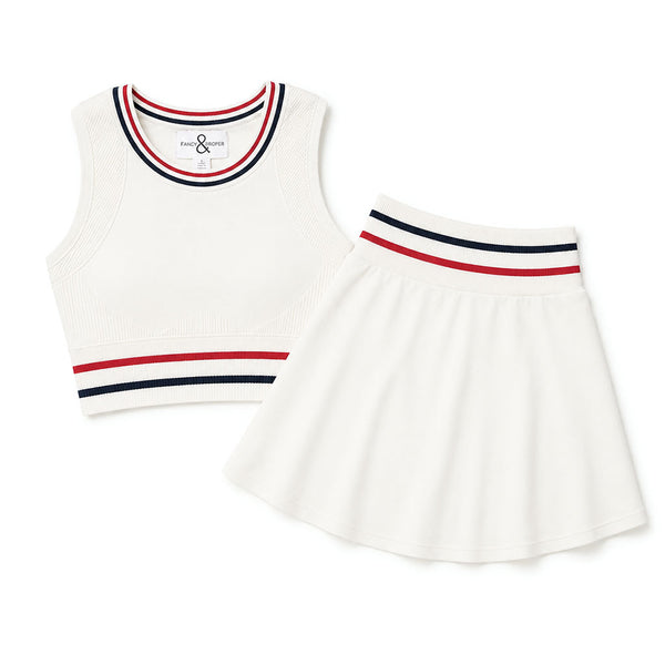 Court & Course Set in Off White