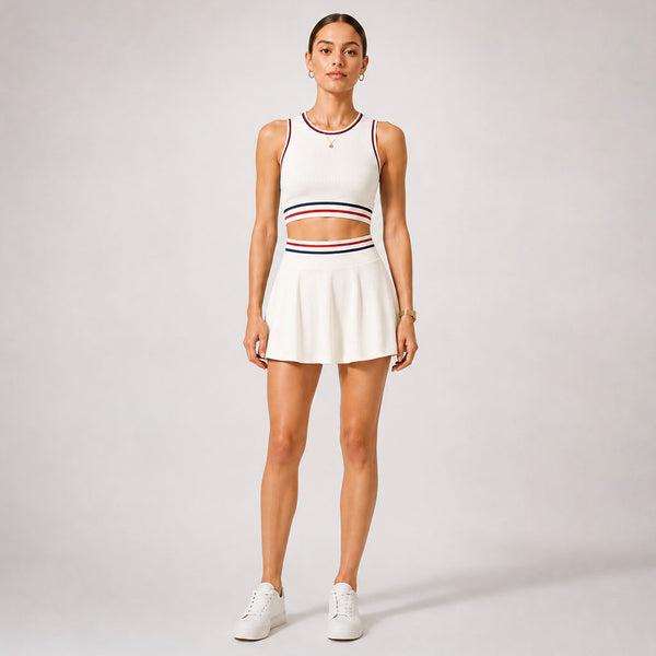 Court & Course Set in Off White