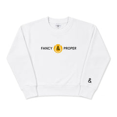 Courtside Classic Sweatshirt in White
