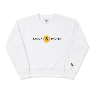 Courtside Classic Sweatshirt in White