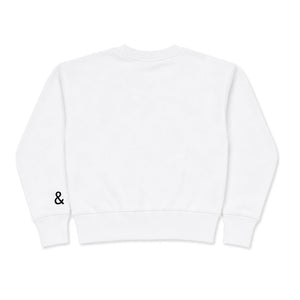 Courtside Classic Sweatshirt in White