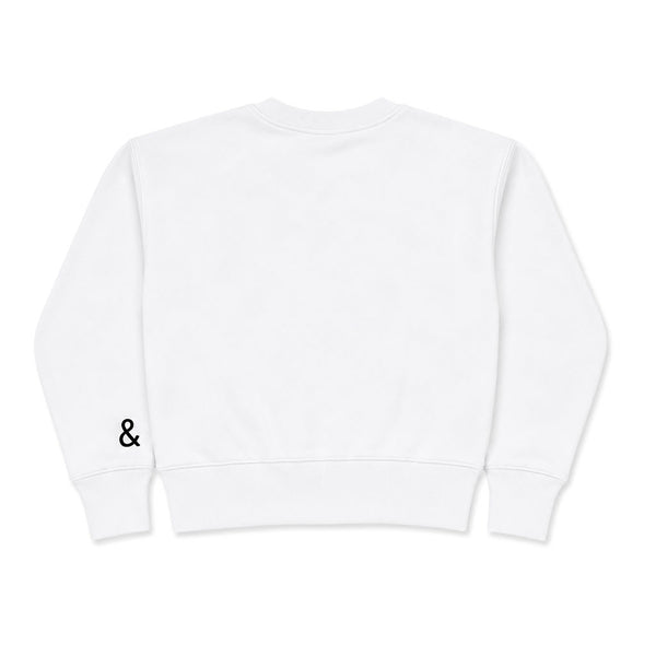Courtside Classic Sweatshirt in White
