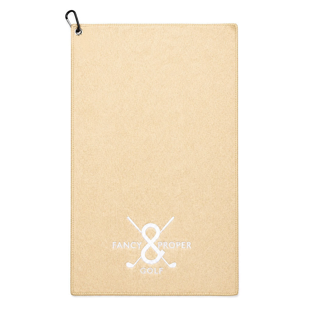 Drive Diva Golf Towel in Beige