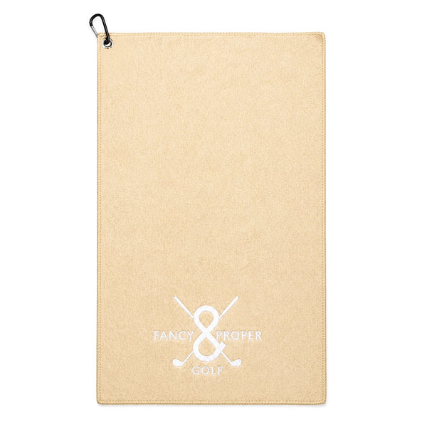 Drive Diva Golf Towel in Beige