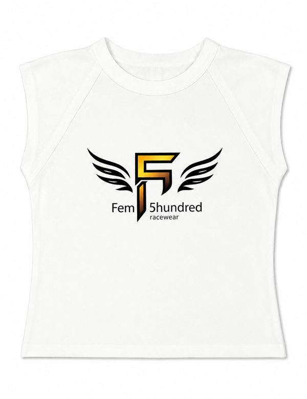 Gridlock Muscle Tee in White