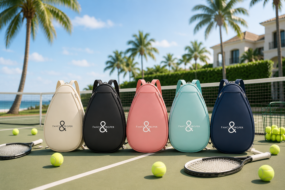 Serve it Proper Tennis Bag - Black