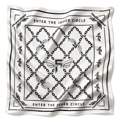 Eminence Chain Scarf in Drift White