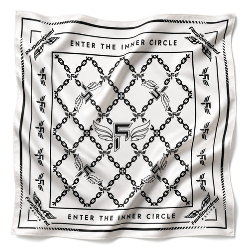 Eminence Chain Scarf in Drift White