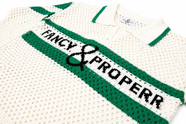 The Proper Pointelle Pullover Polo