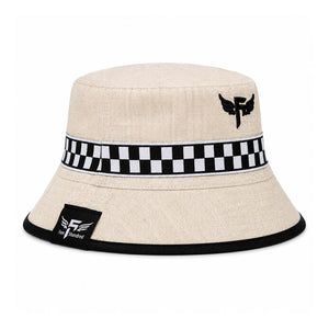 Fast Lane Linen Bucket in Beige