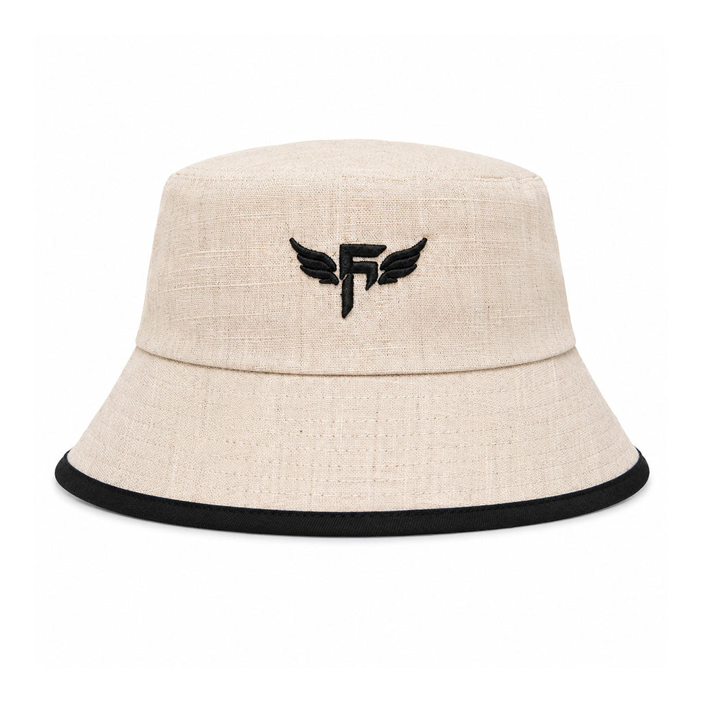 Fast Lane Linen Bucket in Beige
