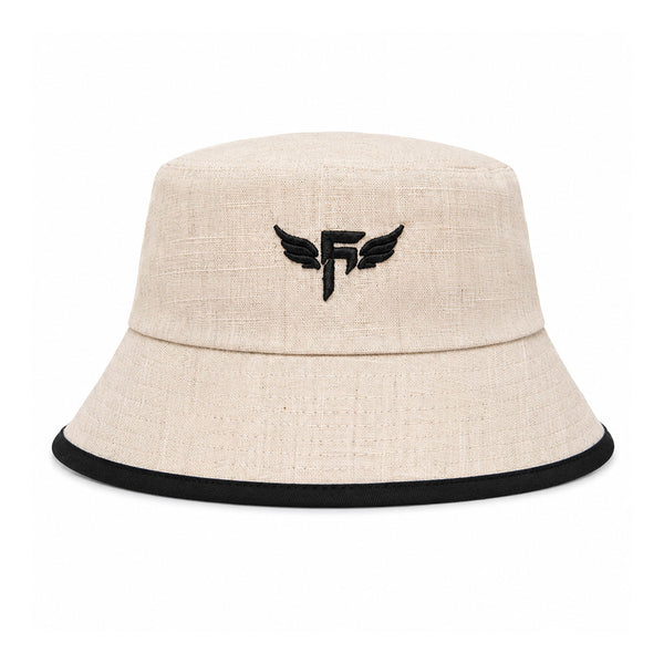 Fast Lane Linen Bucket in Beige