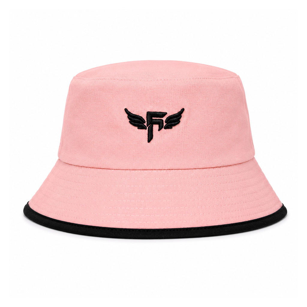 Fast Lane Linen Bucket in Blush