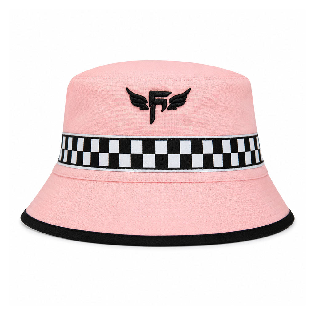 Fast Lane Linen Bucket in Blush