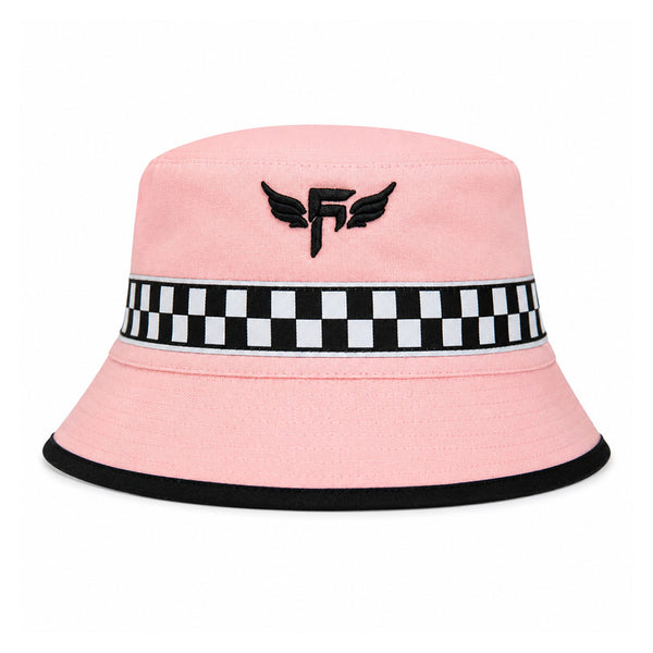 Fast Lane Linen Bucket in Blush