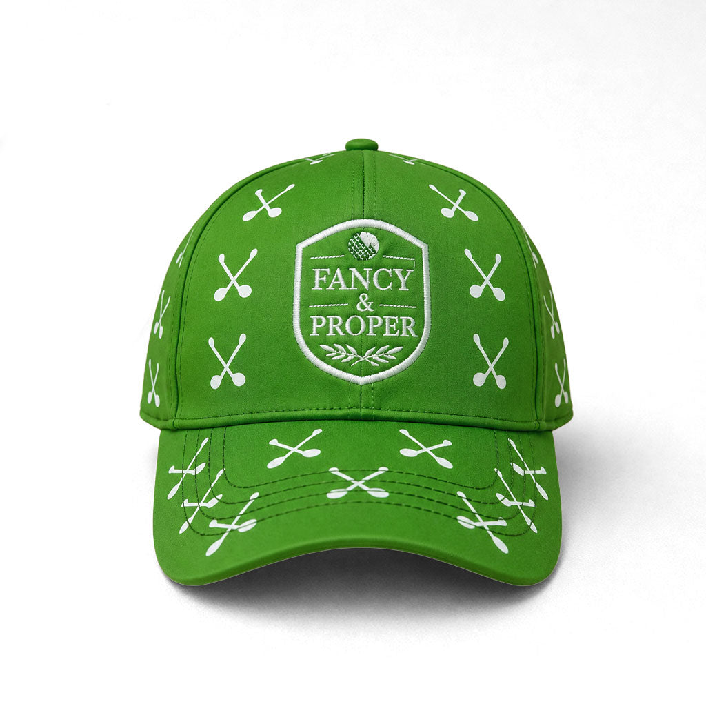 Glow Getter Golf Hats In LIme