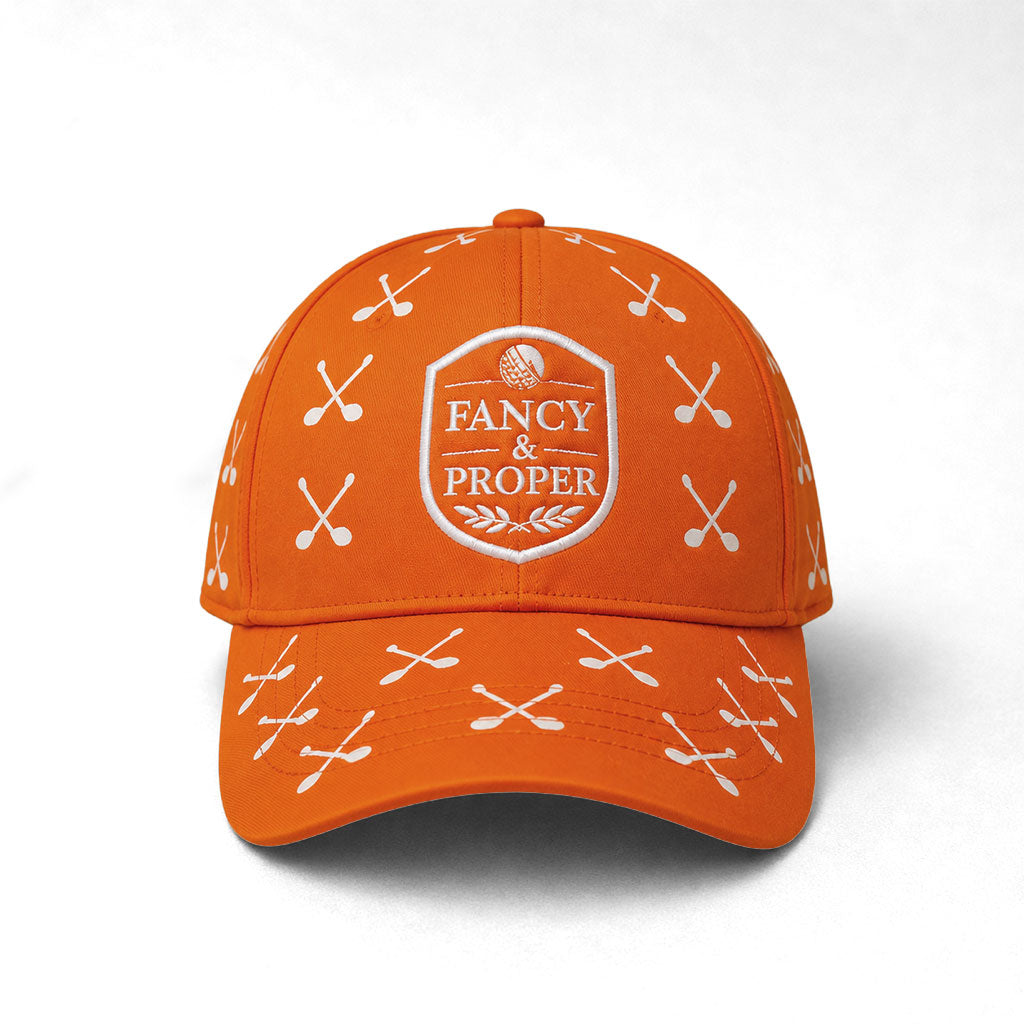 Glow Getter Golf Hats in Orange
