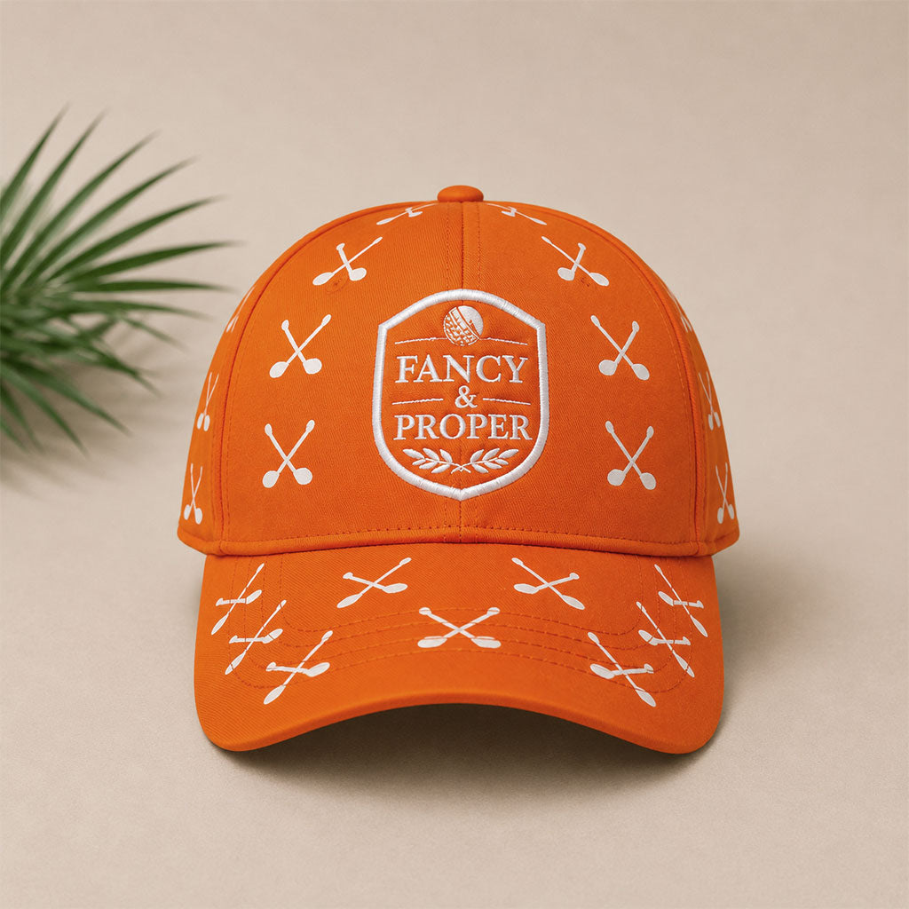 Glow Getter Golf Hats in Orange